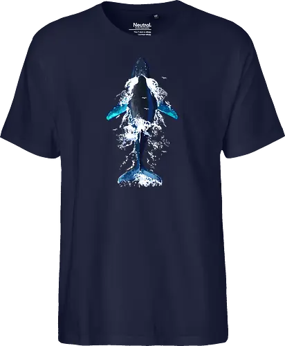 Humpback whale in ocean