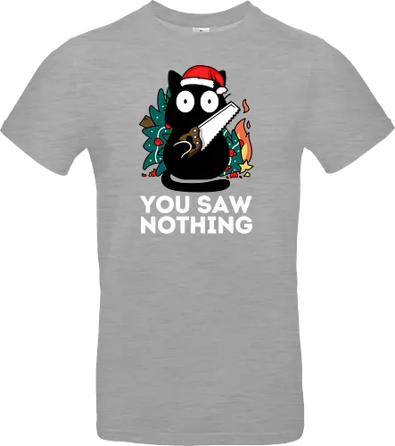 You saw nothing - Christmas Cat