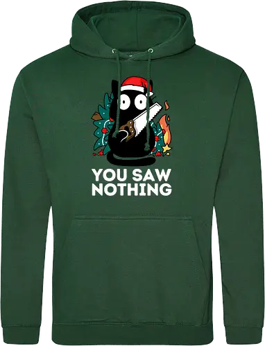 You saw nothing - Christmas Cat