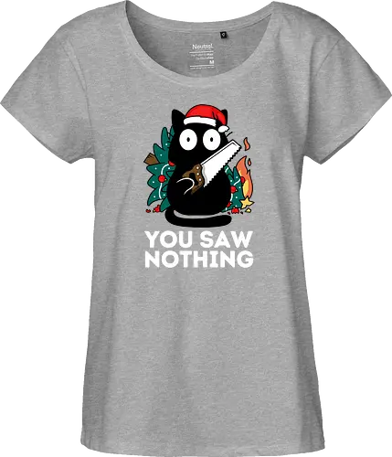 You saw nothing - Christmas Cat