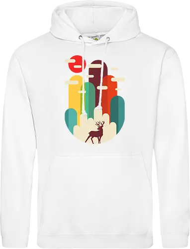 Mountains Deer Minimalist
