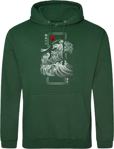 Modern Kanagawa's Wave - Silver