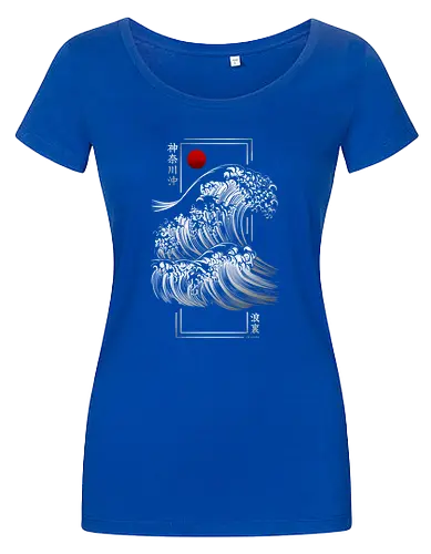 Modern Kanagawa's Wave - Silver