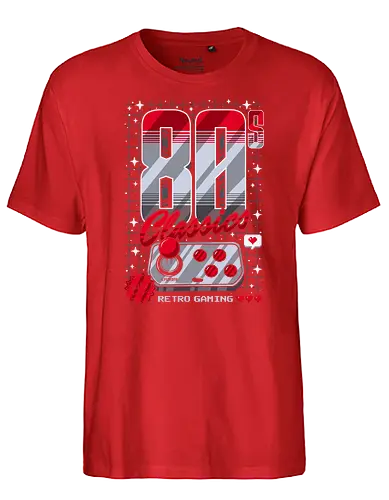 80s Classics Retro Gaming - 80s, retro, gaming - Fairtrade T-Shirt