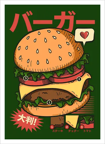 Vintage Cool Burger