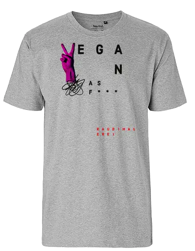 Vegan as F... - Fairtrade T-Shirt