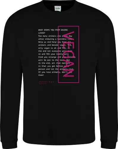 Vegan Text.E-transparent
