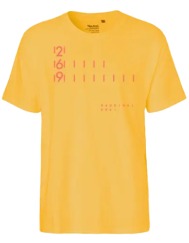 Vegan 269.Orange - Fairtrade T-Shirt
