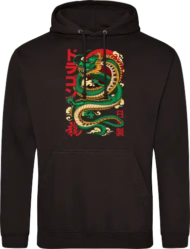 Anime Green Japanese Dragon