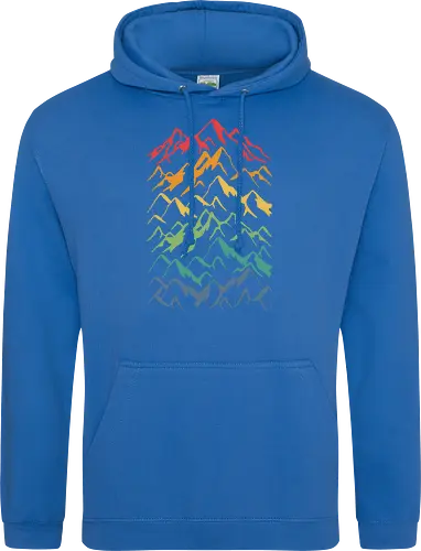 Retro Mountains Lines