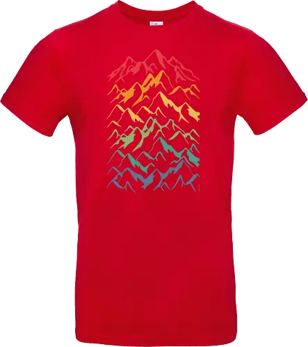 Retro Mountains Lines