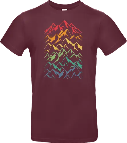 Retro Mountains Lines