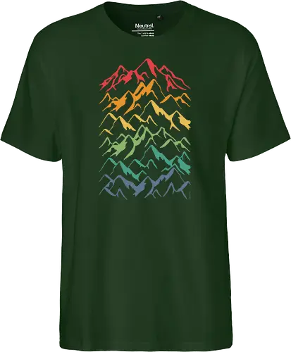 Retro Mountains Lines