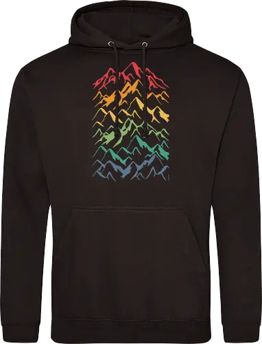 Retro Mountains Lines