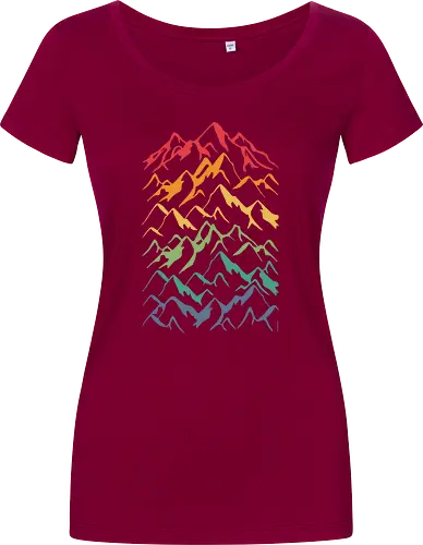 Retro Mountains Lines