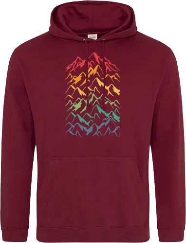 Retro Mountains Lines