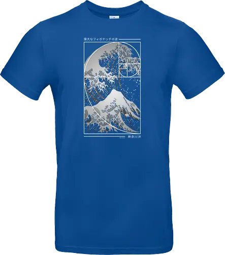 The Great Wave of Fibonacci Spiral - Modern