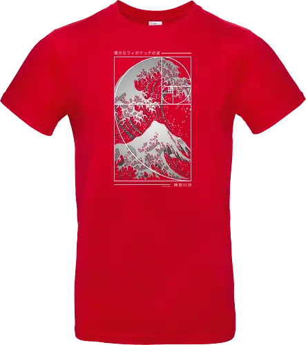 The Great Wave of Fibonacci Spiral - Modern