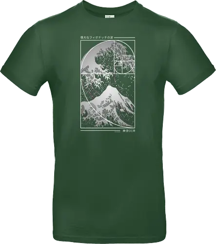 The Great Wave of Fibonacci Spiral - Modern