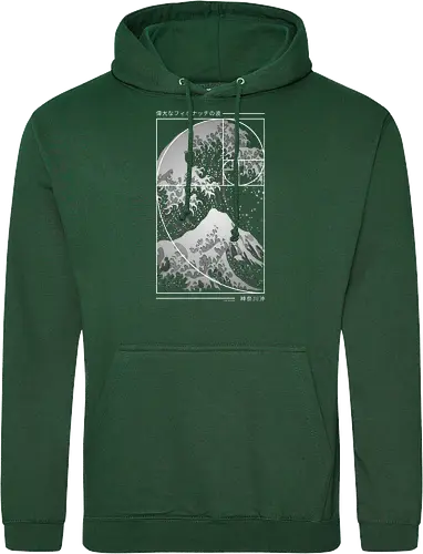 The Great Wave of Fibonacci Spiral - Modern