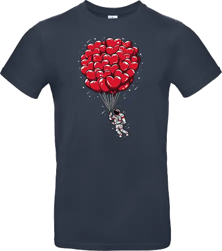 Heart balloon Astronaut