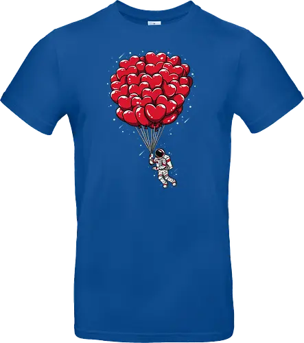 Heart balloon Astronaut