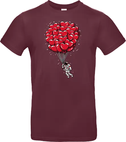 Heart balloon Astronaut