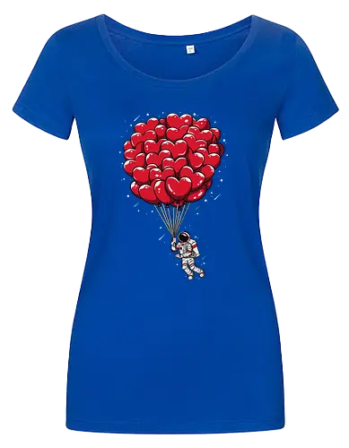 Heart balloon Astronaut