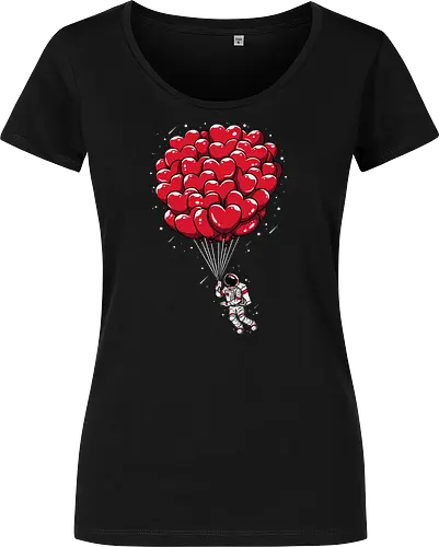 Heart balloon Astronaut