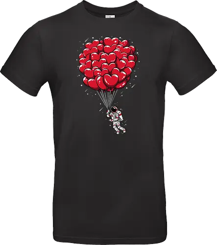Heart balloon Astronaut