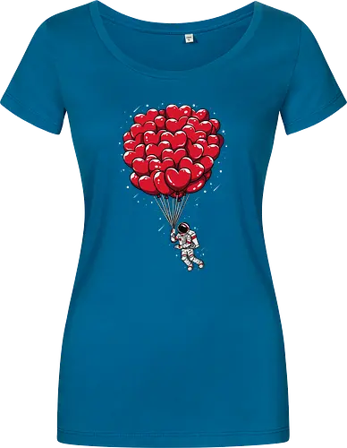 Heart balloon Astronaut