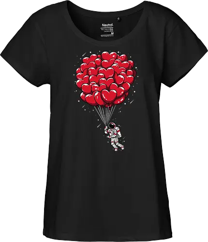 Heart balloon Astronaut