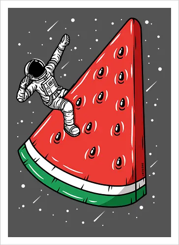 Watermelon Astronaut