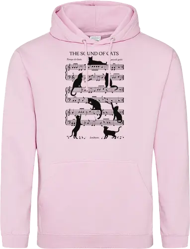 The Sound of Cats - cat, music - Standard Hoodie