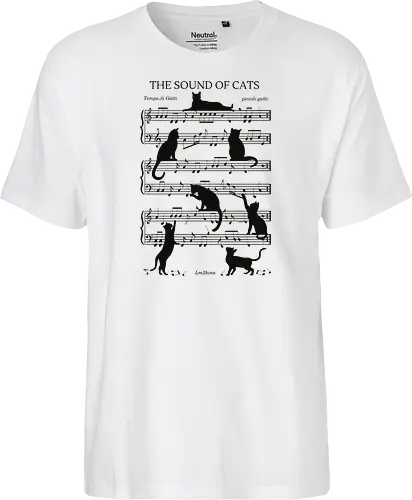 The Sound of Cats - cat, music - Fairtrade T-Shirt