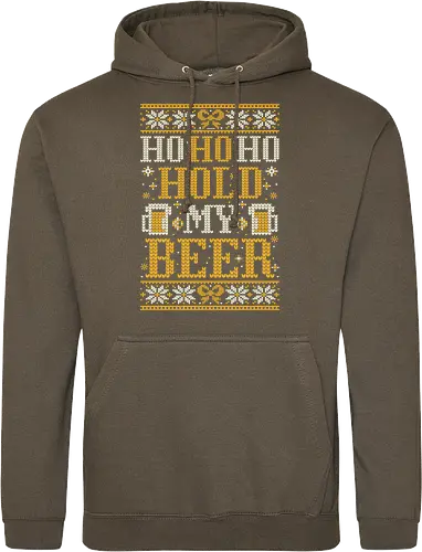Ho Ho Ho Hold my beer - Ugly christmas