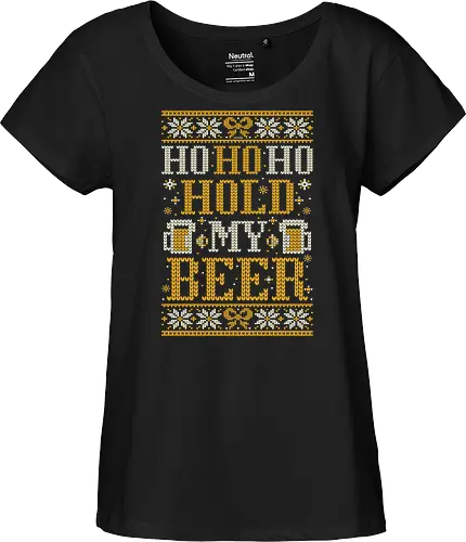Ho Ho Ho Hold my beer - Ugly christmas