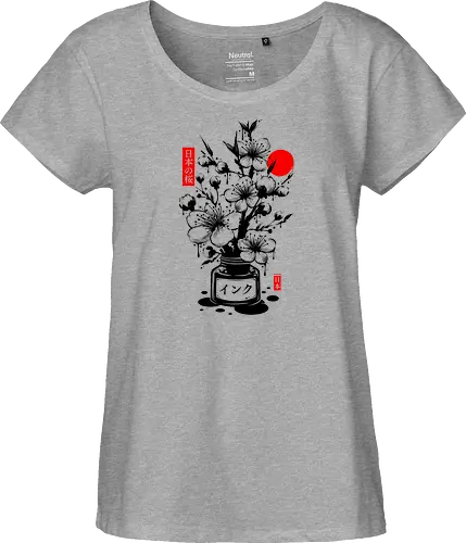 Black Cherry Blossom Japanese Ink