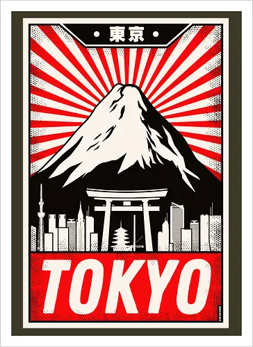 Retro Tokyo Vintage Poster