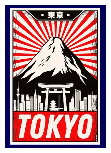 Retro Tokyo Vintage Poster