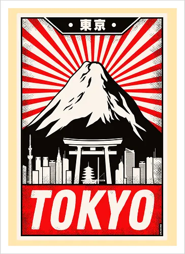 Retro Tokyo Vintage Poster