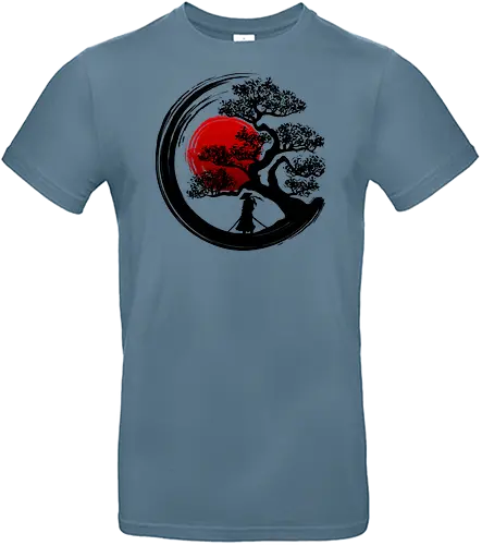 Black Japanese enso - tree - Standard T-Shirt