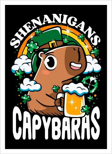 Shenanigans Capybaras - St Patrick