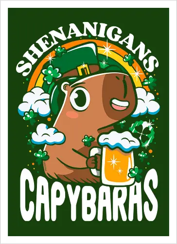 Shenanigans Capybaras - St Patrick