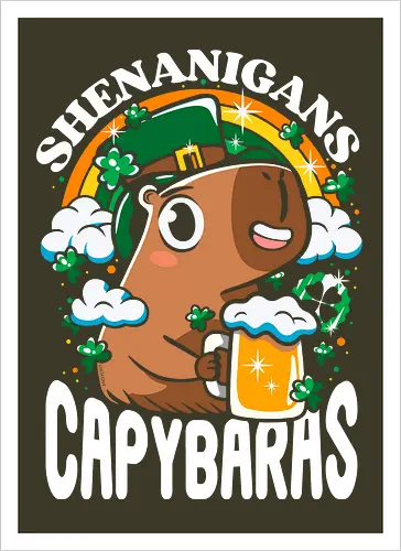 Shenanigans Capybaras - St Patrick