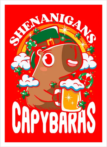 Shenanigans Capybaras - St Patrick