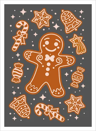 Cute Christmas Gingerbread