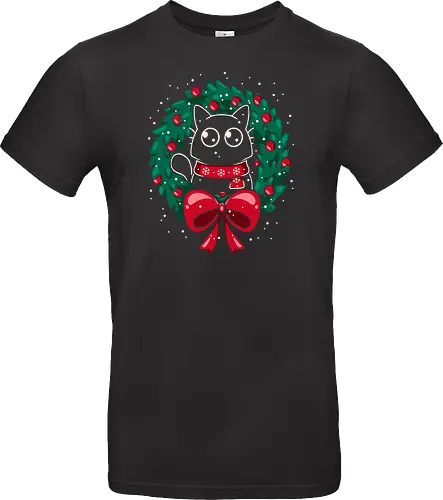 Christmas Cat Wreath