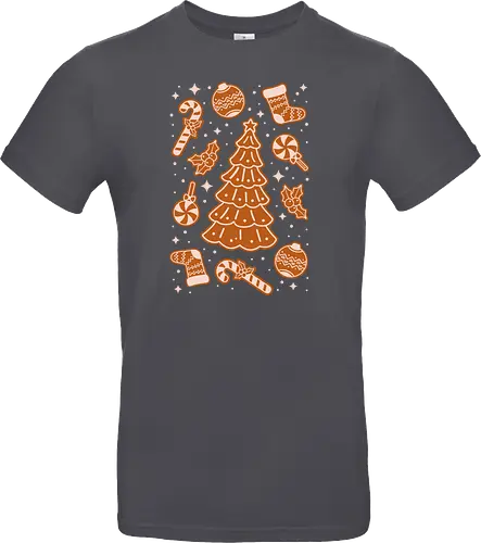 Cute Christmas Tree Gingerbread