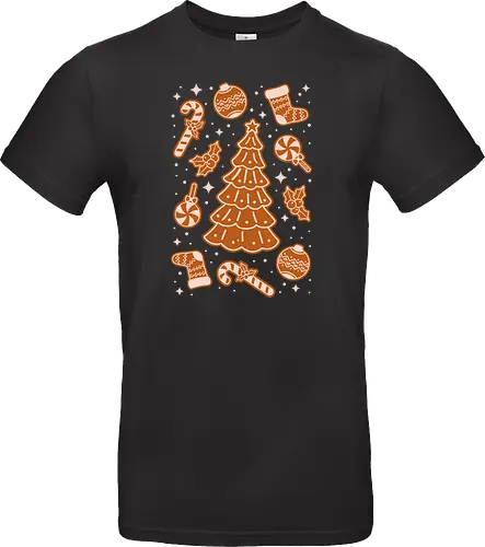 Cute Christmas Tree Gingerbread